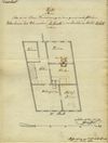 Plan zum Einbau eines Ofens im II. Stock, 1861 (Stadt Schwäb. Hall, Baurechtsamt, Bauakten)