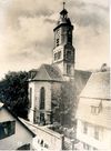 Undatiertes Foto, wohl kurz vor 1896. Die Katharinenstraße ist noch nicht angelegt (StadtA SHA FS 03269)