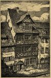 Zeichnung um 1900 (aus: T. Groh, Ch. Kolb: Die frühere Reichsstadt Schwäbisch Hall. Ein Rundgang durch die Stadt, Schwäbisch Hall o.J.)