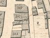 Ausschnitt aus dem Primärkataster von 1827, das nicht nummerierte Gebäude liegt direkt oberalb (nördlich) der Nummer 316 (StadtA Schwäb. Hall S13/686)