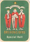 Bierflaschenetikett der Brauerei aus den 1950er oder 1960er Jahren (StadtA SHA S01/1210)