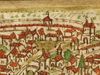 Ausschnitt aus einer Stadtansicht in der „Dötschmann-Chronik“, kolorierte Federzeichnung um 1600. In der Bildmitte der „Beyschlag“-Turm, rechts das nicht mehr existierende Kelkerstor (StadtA SHA S09/10 Bl. 3)