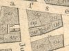 Ausschnitt aus dem Primärkataster  von 1827.  Das Anwesen (Bildmitte) hat die Nummer 219 (StadtA SHA S13/0583)