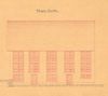 Seitenansicht für den Trockenhaus-Anbau an die Ziegelei, 1877 (StadtA SHA 27/329)