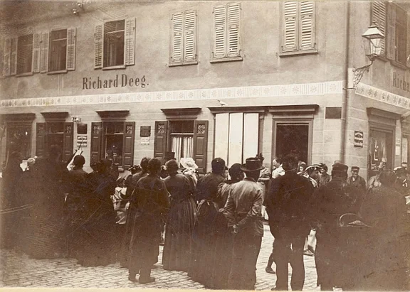 Bild um 1900 (StadtA Schwäb. Hall FS 08603)