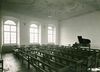 „Musiksaal“ der Heimvolkshochschule. Aus einem Fotoalbum der Heimvolkshochschule von etwa 1927, Fotograf nicht genannt (StadtA Schwäb. Hall S01/2171)