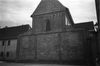 Westliche Stirnwand der Kirche. Undat., um 1928-1935. Fotograf unbekannt (StadtA Schwäb. Hall DIG 05680, Original: Ivo Lavetti / www.nostalgus.de, alle Rechte vorbehalten)