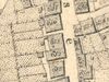 Ausschnitt aus dem Primärkataster  von 1827. Das Haus mit der Nummer 655 ist in der Bildmitte erkennbar (StadtA Schwäb. Hall S13/0583)