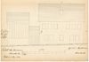 Ansicht der nördlichen Längsseite zum Einbau einer „Gaskraftmaschine“ und iner Schmiedewerkstatt in der hinter dem Haus gelegenen Scheuer, 1873 (StadtA Schwäb. Hall 27/506)