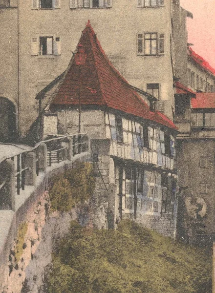 Auf einer 1927 verschickten Postkarte (StadtA SHA PK 04293)