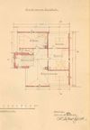 Grundriss des Dachstocks aus den Plänen für den Neubau, 1903 (StadtA Schwäb. Hall 27/528).