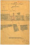 Lageplan zu einem umfangreichen Umbau des Hauses, 1875 (Stadt Schwäb. Hall, Baurechtsamt, Bauakten)
