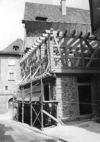 Neuaufbau des Hauses 1971. Foto: Hans Kubach (StadtA SHA FS 00987)