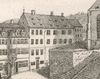 Ausschnitt aus einer Vignette zur Stadtansicht von W. Haaf nach F. Bonhöffer, um 1850 (StadtA Schwäb. Hall  S10/0712)