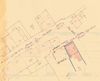 Lageplan zum Anschluss des Hauses an die städtische Kanalisation von 1961, vor der Verbreiterung der Unterlimpurger Straße und den damit einhergehenden Hausabbrüchen (StadtA Schwäb. Hall 27/506)