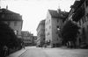 Vom Hafenmarkt bzw. der Haalstraße aus gesehen. Undat., um 1928-1934. Fotograf unbekannt (StadtA Schwäb. Hall DIG 05691, Original: Ivo Lavetti / www.nostalgus.de, alle Rechte vorbehalten)