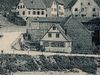 Ausschnitt aus einer 1899 gelaufenen Ansichtskarte von Steinbach (StadtA Schwäb. Hall Seyboth PK 00560)