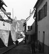 Blick durch die Brüdergasse in Richtung Kocher. Undat., um 1928-1934. Fotograf unbekannt (StadtA Schwäb. Hall DIG 05922, Original: Ivo Lavetti / www.nostalgus.de, alle Rechte vorbehalten)