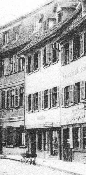 Auf einer Postkarte von 1909 (StadtA SHA PK 04210)