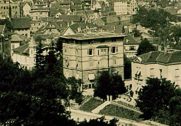 Ausschnitt aus einer Postkarte, 1930er Jahre (StadtA Schwäb. Hall PK 04723)