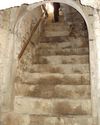 Treppe von der Marktstraße in die beiden unteren Keller, Mai 2008. Foto: Daniel Stihler (StadtA Schwäb. Hall DIG 00692)