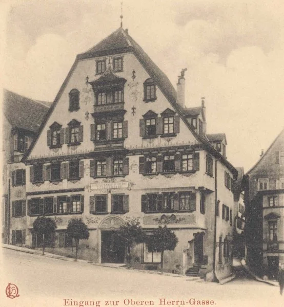 Ausschnitt aus einer Postkarte um 1900 (StadtA SHA Seyboth PK 0030)