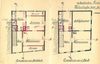 Grundriss von Dachstock und I. Stock zu den erneuten Umbauarbeiten, 1898. (StadtA SHA FS 27/0449)