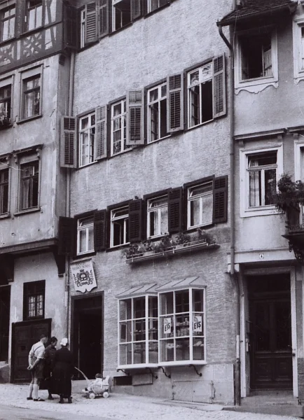 Bild um 1950. Foto: Adolf Schumacher (StadtA Schwäb. Hall FS 49735)