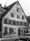Vor dem Umbau in den 1970er Jahren. Hier ist die Abteilung zwischen Nr. 74 (rechts) und 74/1 (links) gut zu erkennen(StadtA SHA FS 17434)