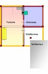 Rekonstruktion des Obergeschosses nach 1578. Plan: Albrecht Bedal (StadtA SHA Server Häuserlexikon)