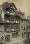 Foto des Gräterhauses von etwa 1900, aus dem Fotobestand des Schwäbisch Haller Postkartenverlags von August Seyboth (StadtA Schwäb. Hall Seyboth F 0069)