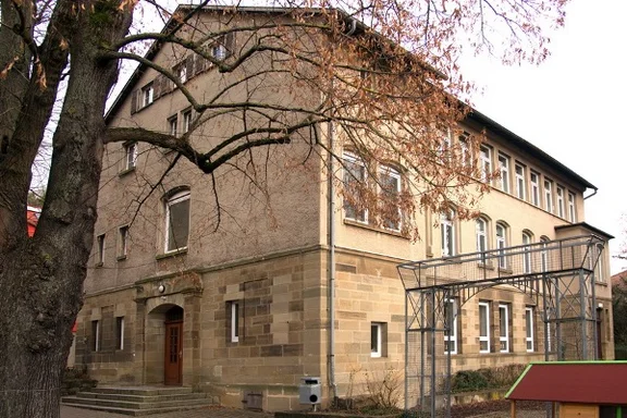 Nordwestansicht, Januar 2014. Foto: Dietmar Hencke (StadtA Schwäb. Hall DIG 05304)