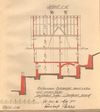 Längsschnitt zum Neubau 1912 (Baurechtsamt SHA, Bauakten)
