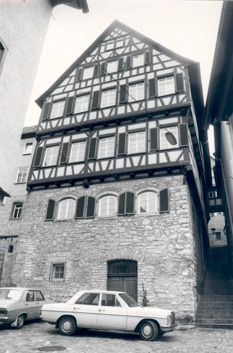 Bild von 1977. Foto: Haller Tagblatt (StadtA SHA FS 06892)