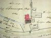 Lageplan aus dem Bauantrag von 1892 (StadtA SHA 27/0098)