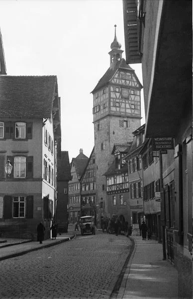 Undatiertes Foto um 1928-1934. Fotograf unbekannt (StadtA Schwäb. Hall DIG 05949, Original: Ivo Lavetti / www.nostalgus.de, alle Rechte vorbehalten)