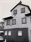 Der zum Anwesen Diemer gehörende Vorgängerbau Klingenweg 1, 1980. Foto: Baurechtsamt Schwäbisch Hall (StadtA SHA FS 12812)