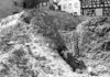 Beim Bau einer Unterführung im Juli 1972 ausgegrabene Mauerreste in der Nähe des Crailsheimer Tors. Foto: Hans Kubach (StadtA Schwäb. Hall FS 01043)