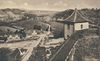 Blick über den Turm in Richtung Schwäbisch Hall, Postkarte des Verlags Gebr. Metz, Tübingen, vermutlich um 1910 (StadtA Schwäb. Hall PK 00711)