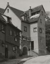 Bild von 1933, kurz vor dem Bau der Umgehungsstraße (heutige Johanniterstraße) (StadtA Schwäb. Hall FS 12221)