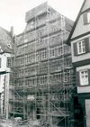 Während der Sanierung im Januar 1978. Foto: Haller Tagblatt (StadtA Schwäb. Hall FS 02831)
