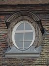 Ovales Dachfenster, April 2017. Foto: Daniel Stihler (StadtA Schwäb. Hall DIG 10163)