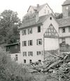 Abbruch des Hauses 1974. Foto: Hans Kubach (StadtA SHA FS 03713)
