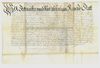 Urkunde vom 13. August 1583 über den Verkauf des Hauses durch den reichsstädtischen Magistrat an den Magister Isaak Eisenmenger. Foto: Stadtarchiv (StadtA Schwäb. Hall 17/1118)