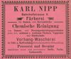 Anzeige von 1901 aus: W. Burkhardt (Bearb.): Adreß- und Geschäfts-Handbuch der Oberamtsstadt Schwäbisch Hall, Schwäbisch Hall 1901, Inseratenanhang, S. 26 (StadtA Schwäb. Hall Bibl. 2947)