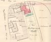 Bau als ''Wagenremise'' für das Haus Bahnhofstraße 12, 1880: Lageplan (Baurechtsamt SHA, Bauakten Bahnhofstraße 12)