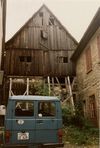 Seite zur Gelbinger Gasse, 1988. Foto: Baurechtsamt (StadtA Schwäb. Hall DIG 3321)