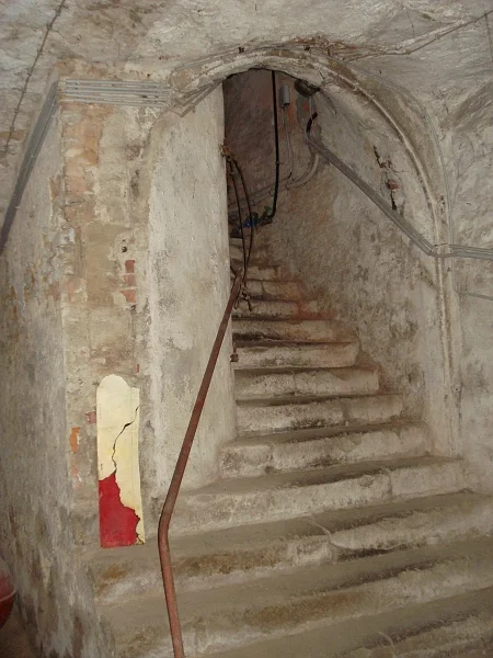 Kellertreppe, August 2009. Foto: Daniel Stihler (StadtA SHA Server Häuserlexikon)