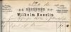 Briefkopf des damals im Haus ansässigen Geschirr- und Hausratgeschäfts von Wilhelm Hoerlin, 1873 (StadtA Schwäb. Hall 58/3207)