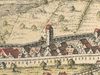 Ausschnitt aus einer 1747 bei Johann Jakob Enderes in Schwabach veröffentlichten Stadtansicht (StadtA SHA Alte Dr./271)